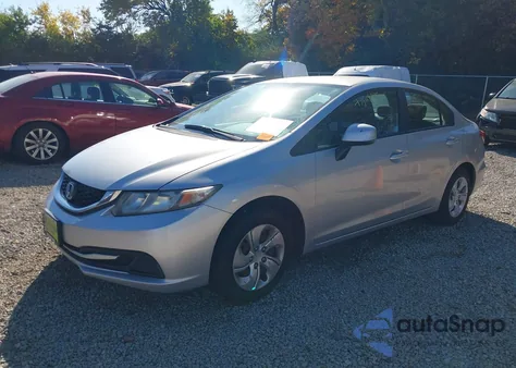 2013 Honda Civic Lx from USA, damaged, VIN 2HGFB2F58DH551217